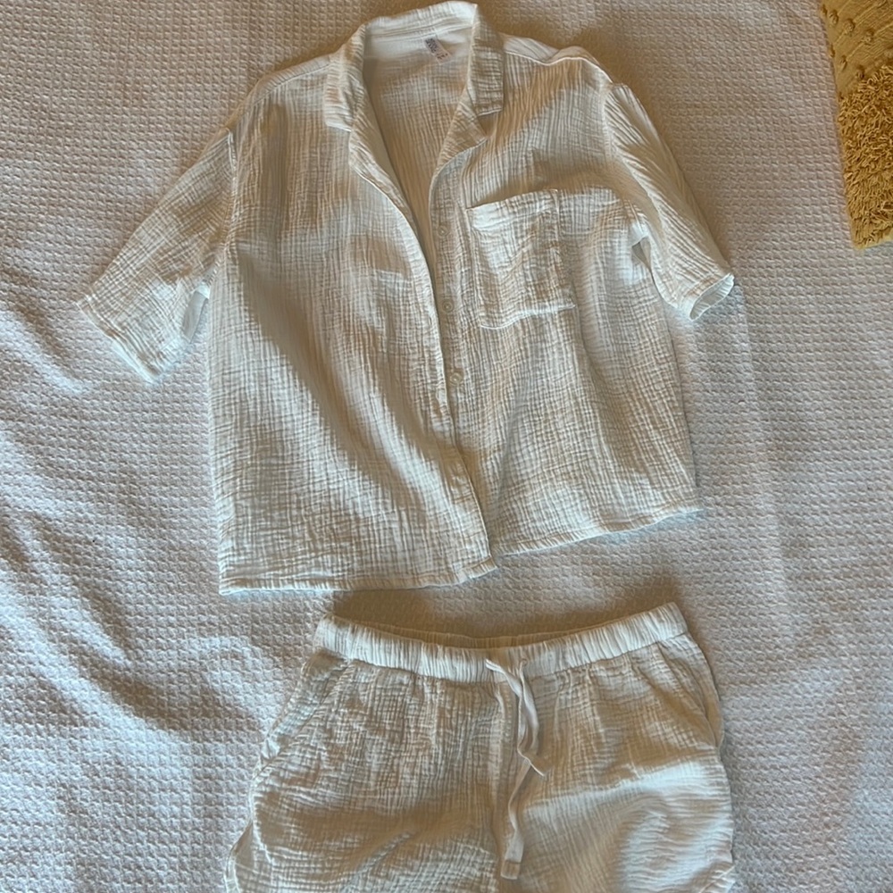 White pajama set